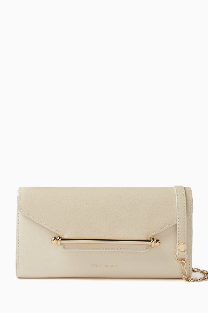 

Multrees Chain Wallet in Leather, Neutral