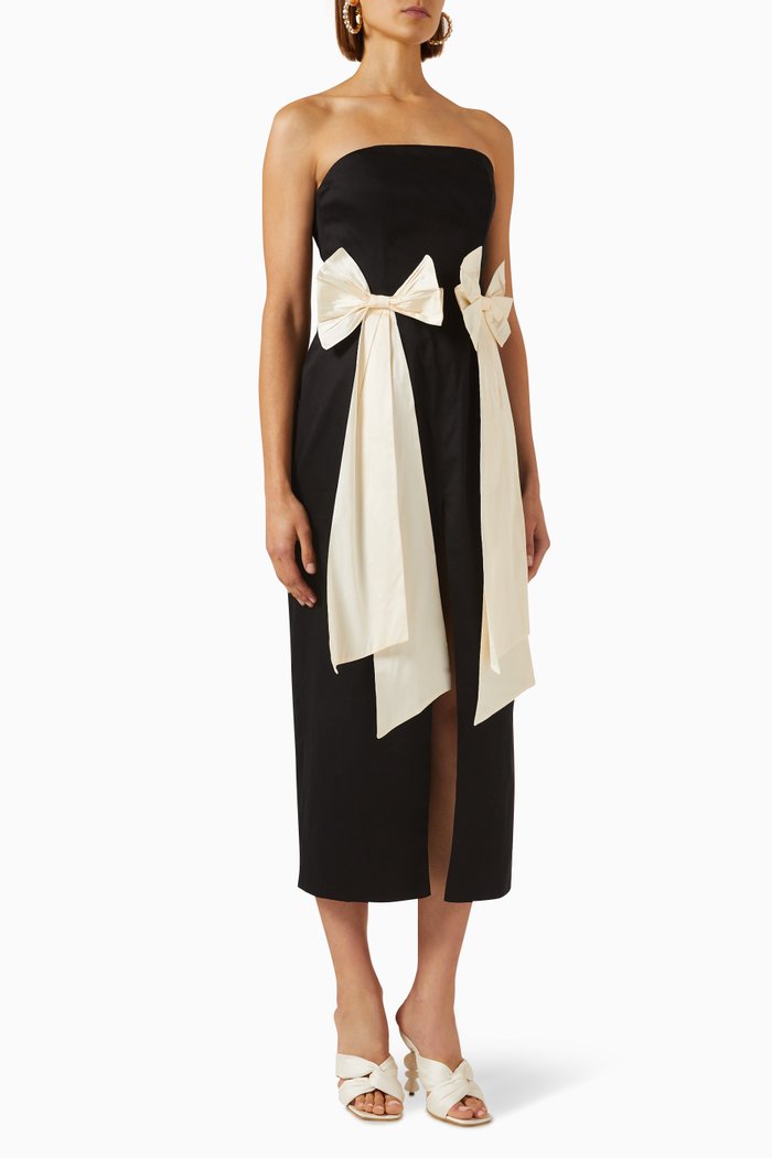 

Papillon Bow Dress, Black