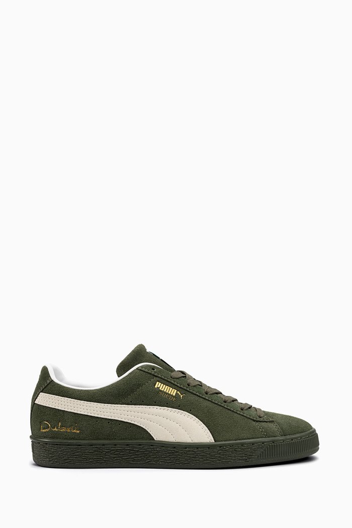 

Classic XXI Dubai Low-top Sneakers in Suede, Green