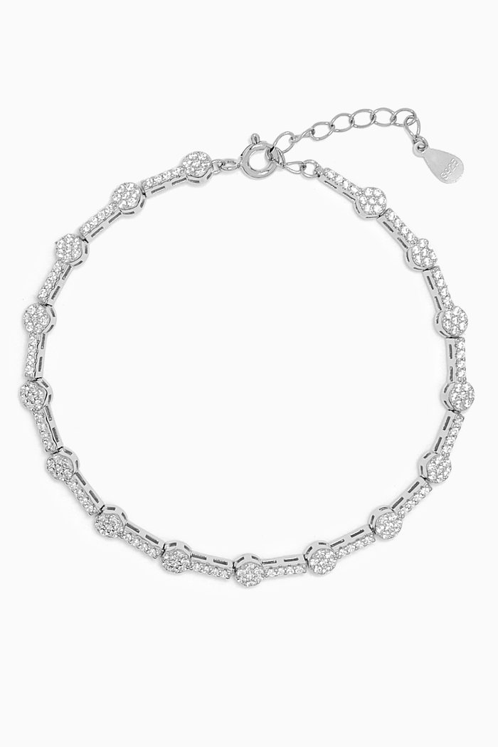 

Crystal Bracelet in Sterling Silver