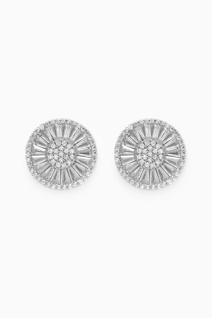 

Stone Stud Earrings in Sterling Silver