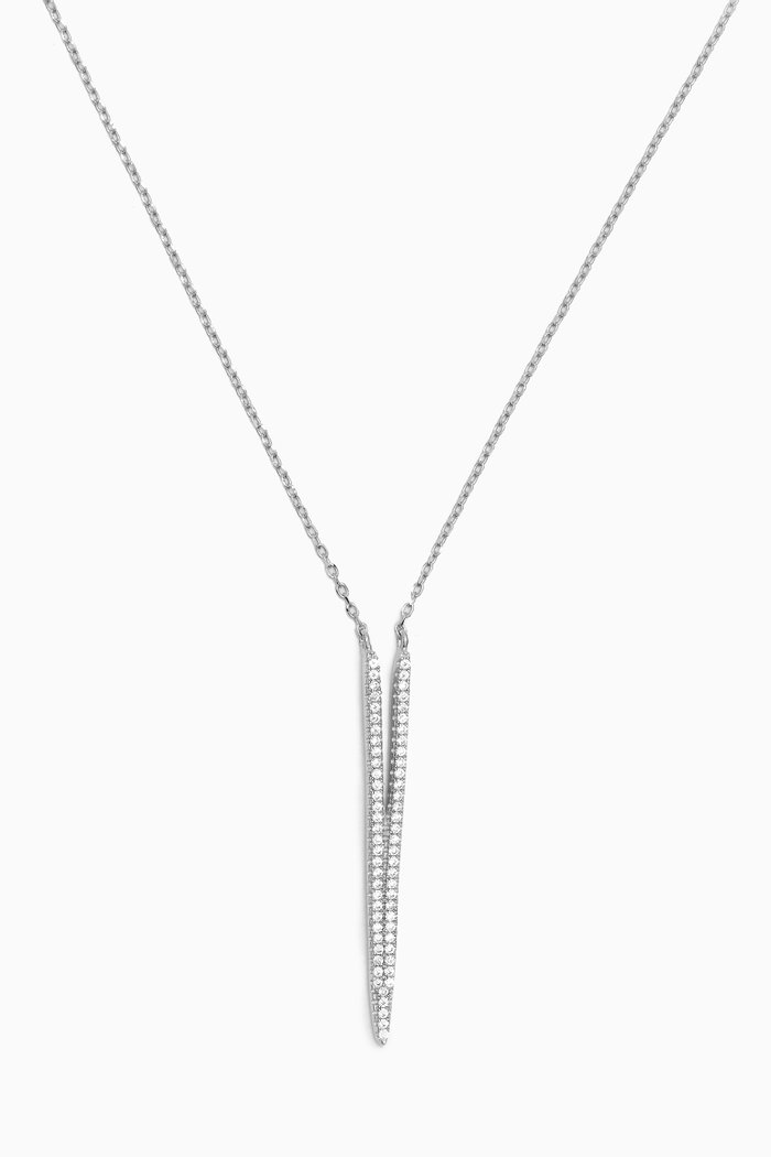 

Stone Pendant Necklace in Sterling Silver
