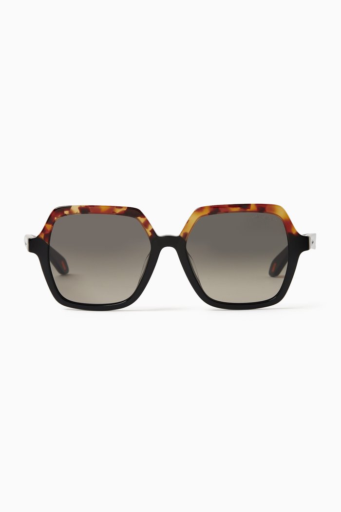 

Oversized Sunglasses in Acetate, Grey