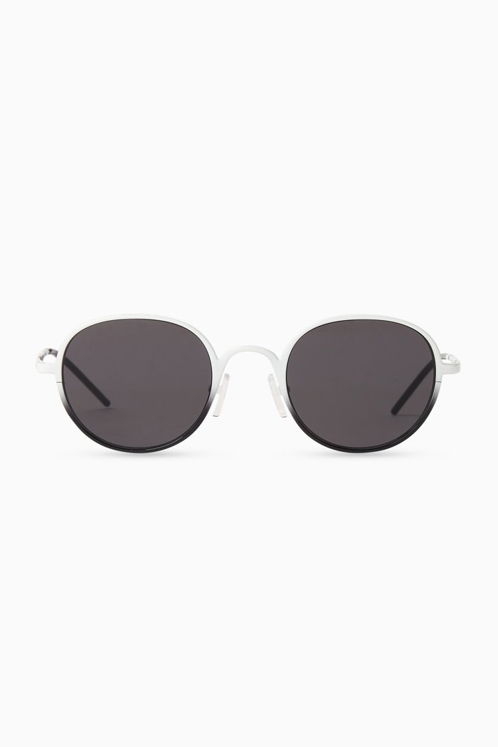

Round Sunglasses in Metal, Grey