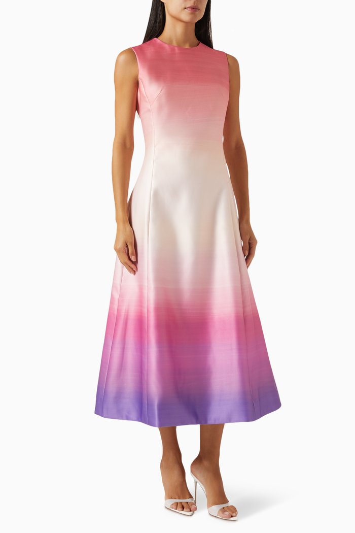 

Cleo Sleeveless Midi Dress, Multicolour
