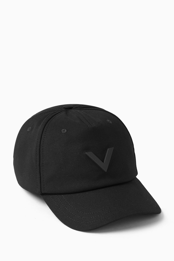 

Valentino Garavani Baseball Cap in Cotton, Black