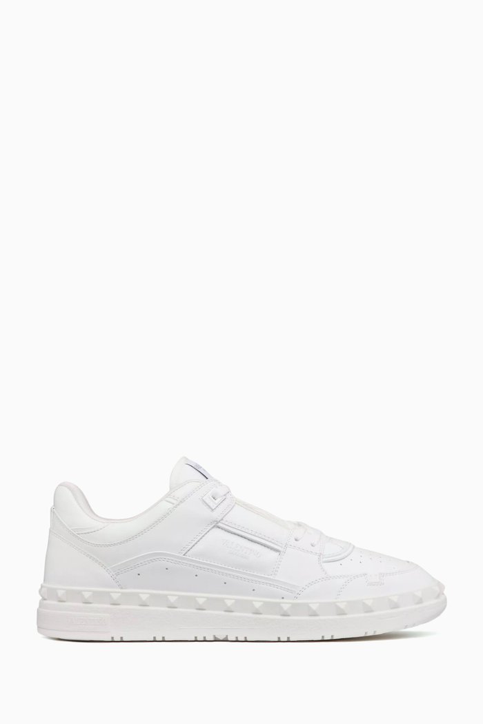 

Valentino Garavani Freedots Sneakers in Leather, White