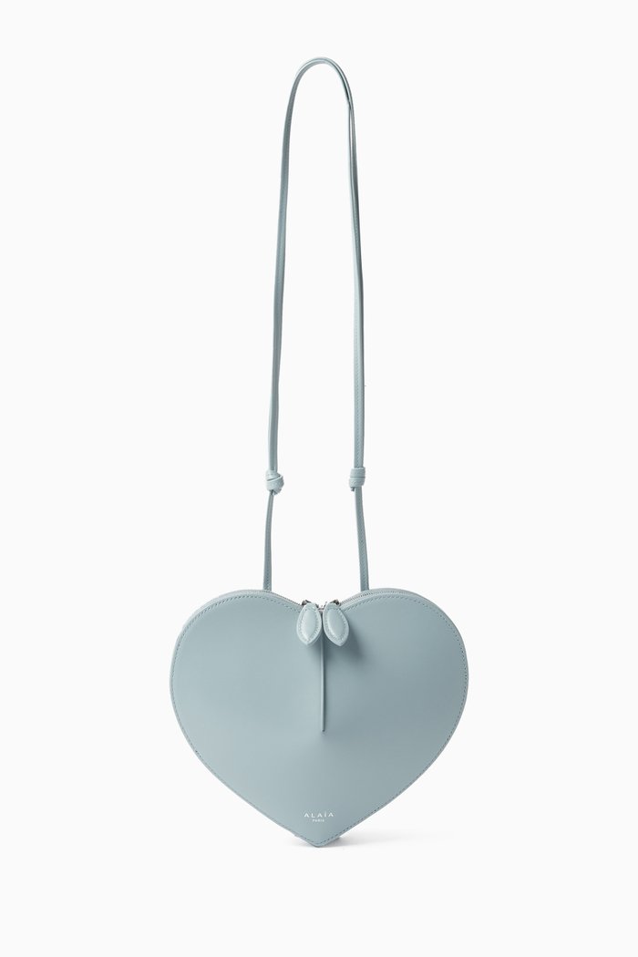 

Le Coeur Crossbody Bag In Calfskin, Blue