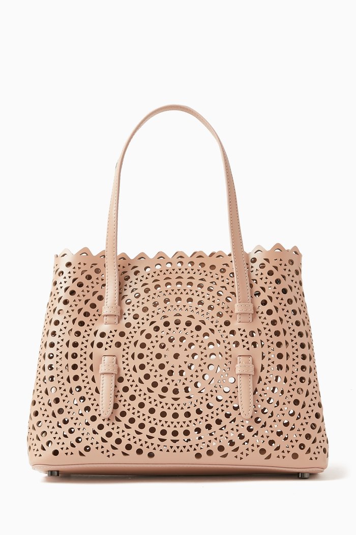 

Mina 25 Tote Bag in Vienne Calfskin, Neutral