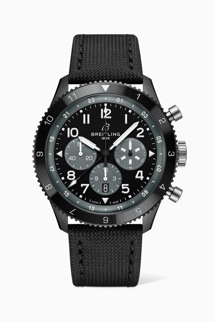 

Super AVI B04 Chronograph GMT Mosquito Night Fighter, 46mm, Black