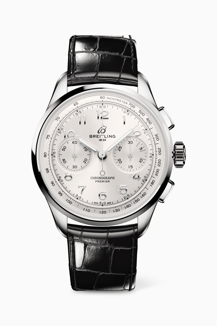 

Premier B09 Chronograph Stainless Steel Watch, 40mm, Neutral