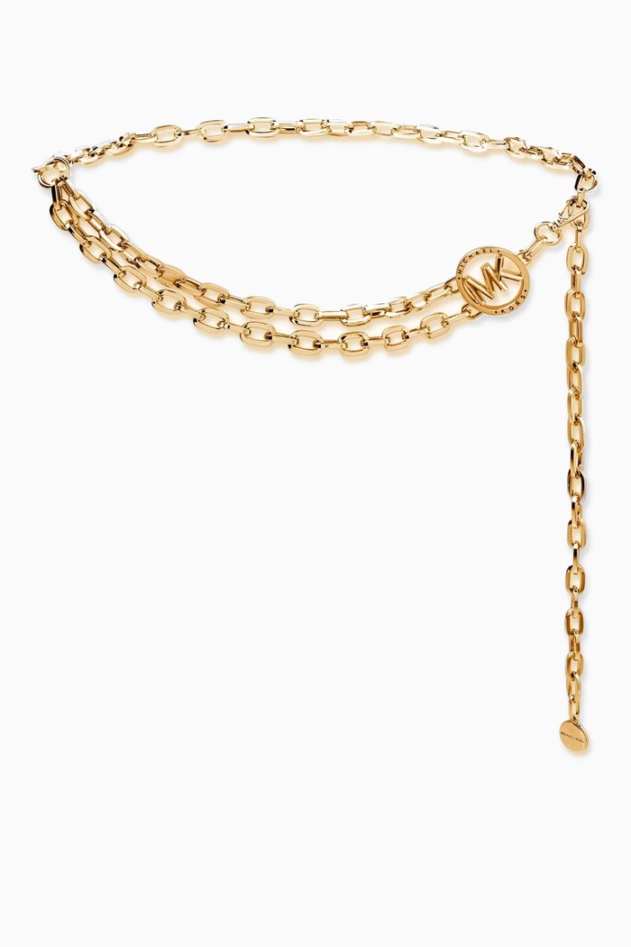 

Swag Chain Waist Belt in Metal, Gold