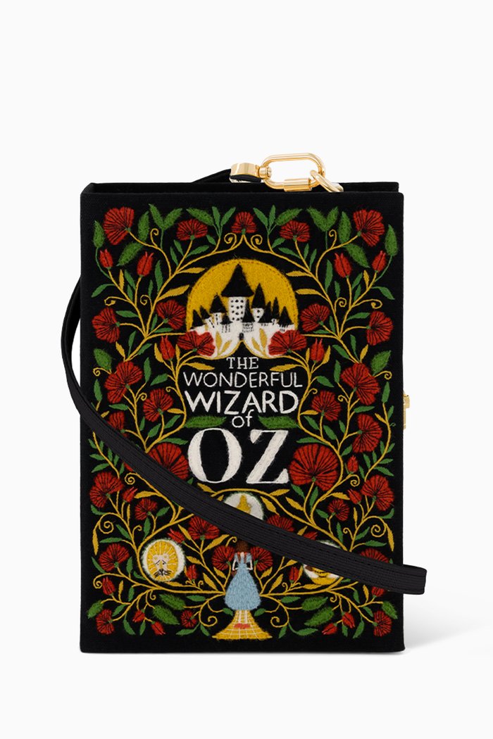 

The Wonderful Wizard of Oz Clutch in Felt, Black