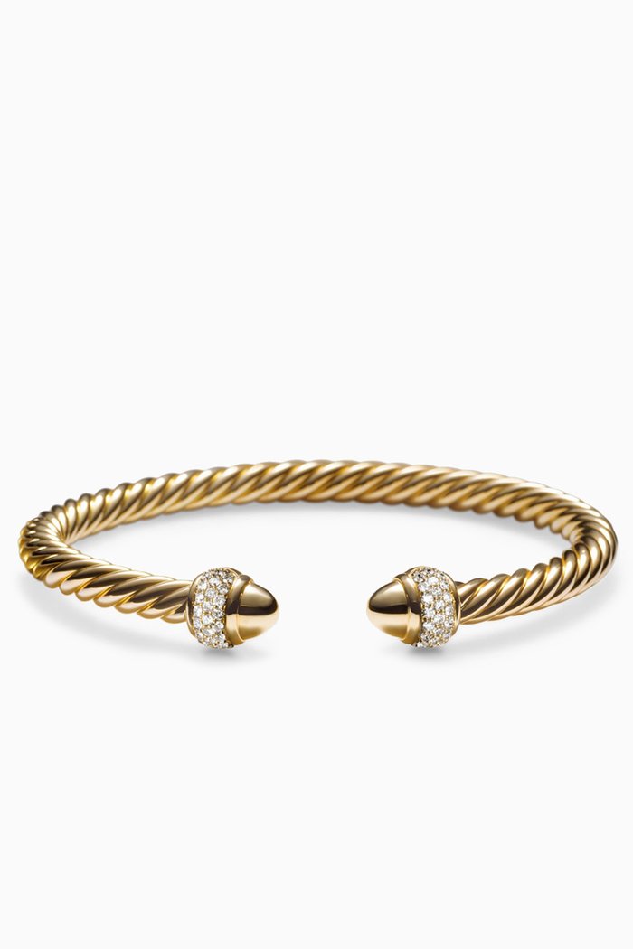 

Cable Diamond Bracelet 18kt Yellow Gold
