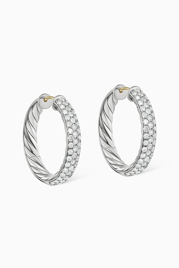 

DY Mercer™ Hoop Earrings in Sterling Silver