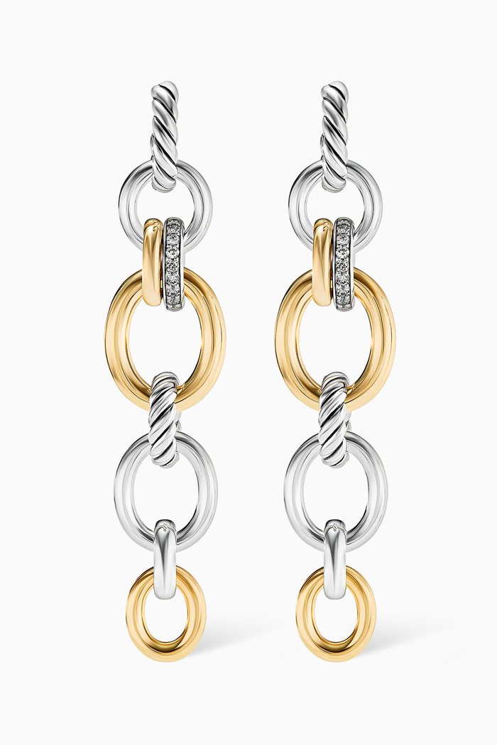 

DY Mercer™ Linked Drop Earrings in Sterling Silver