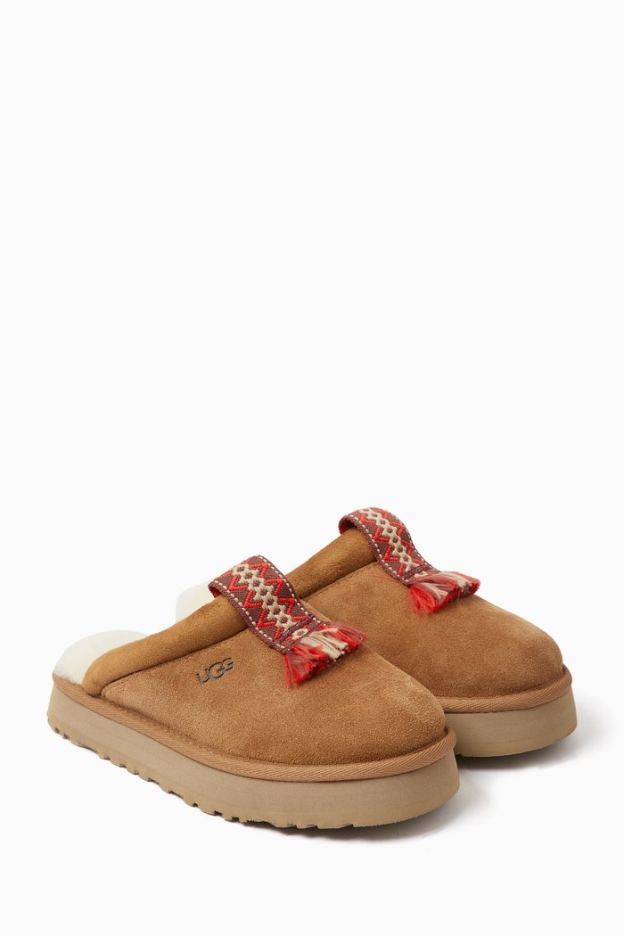 

Tazzle Slippers in Suede, Brown