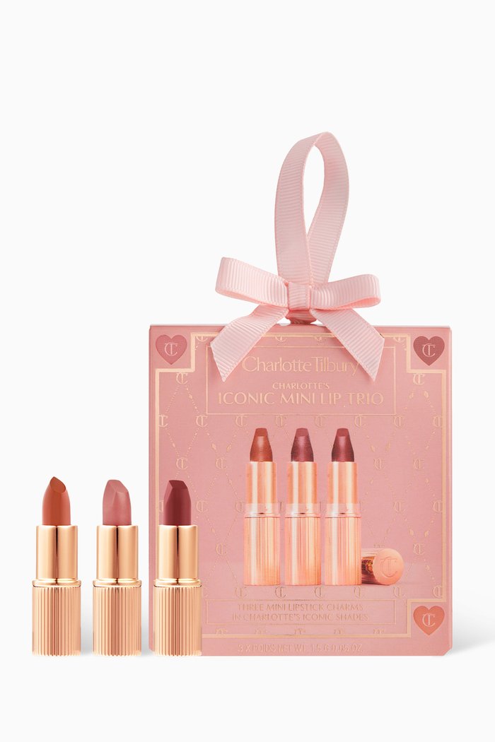 

Limited Edition Charlotte’s Iconic Mini Lip Trio, 3x1.5g, 38% Savings, Colourless
