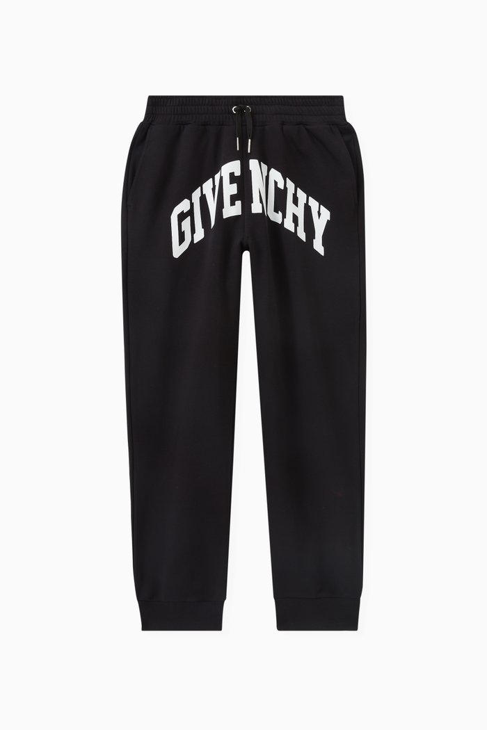 

Logo-print Tapered Sweatpants in Cotton-blend, Black