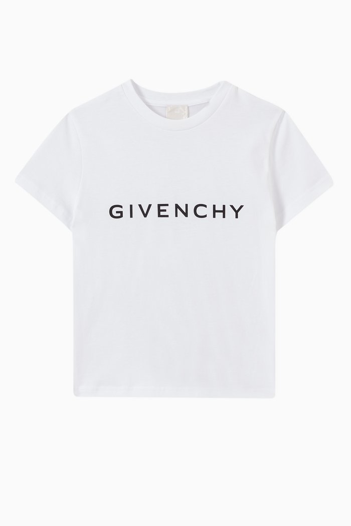 Logo T-shirt in Cotton, White