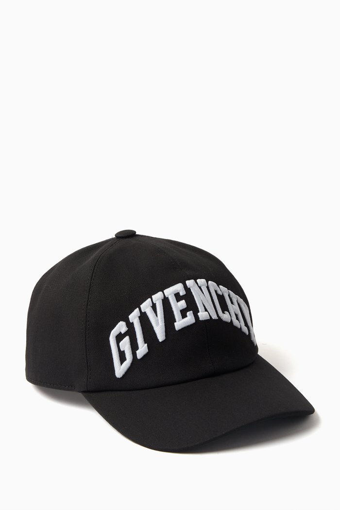 

Logo-embroidery Baseball Hat, Black