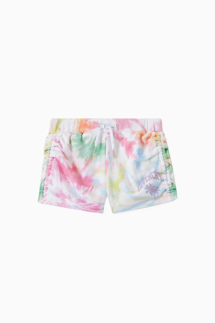 

Tie dye-print Shorts in Cotton-blend, Multicolour
