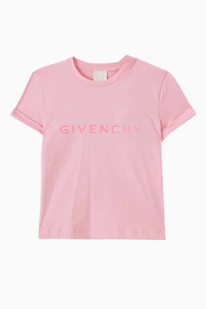 

Logo T-shirt in Cotton, Pink
