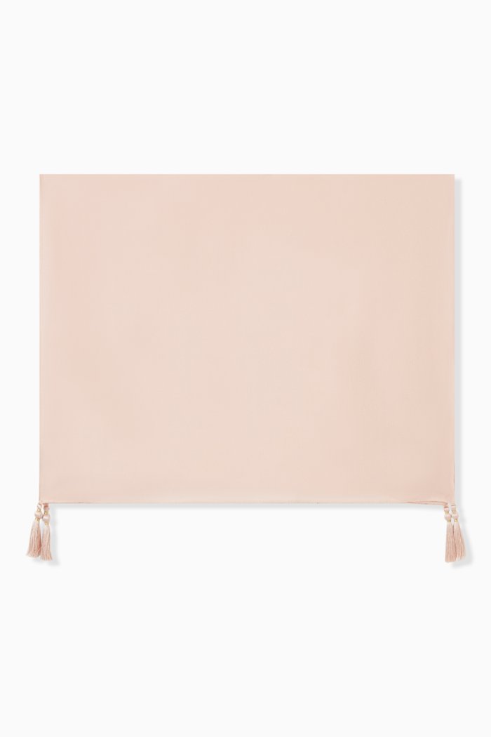 

Tassel Stole in Crepe de Chine, Neutral
