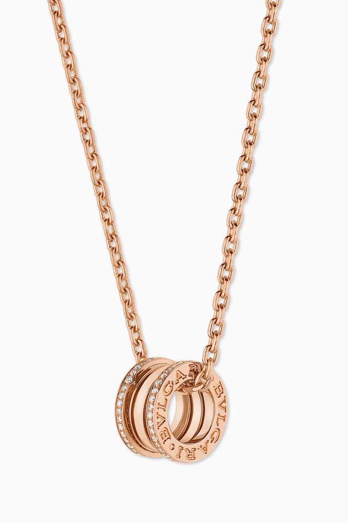 

B.zero1 Pendant Necklace in 18kt Rose Gold