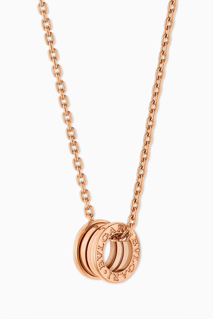 

B.zero1 Pendant Necklace in 18kt Rose Gold
