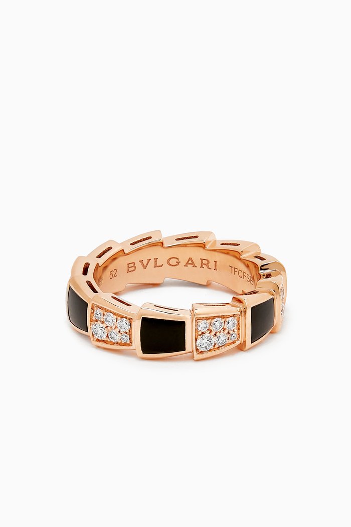 

Serpenti Viper Ring in 18kt Rose Gold