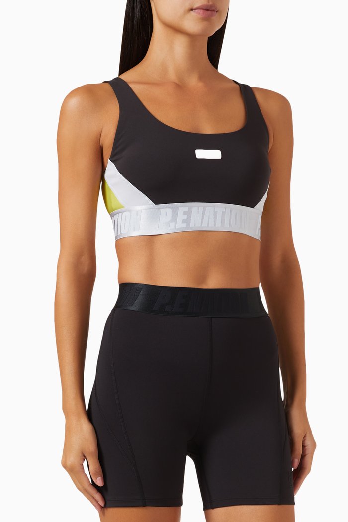 

Refraction Sports Bra, Black