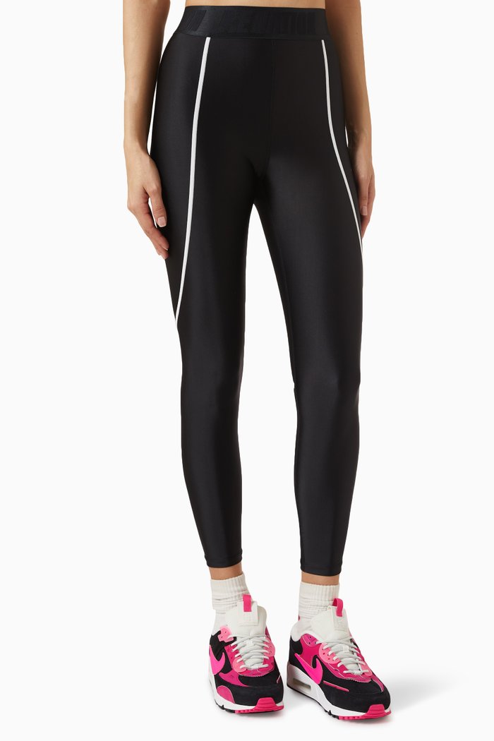 Montana High-rise Leggings in Recycled Polyester, Black