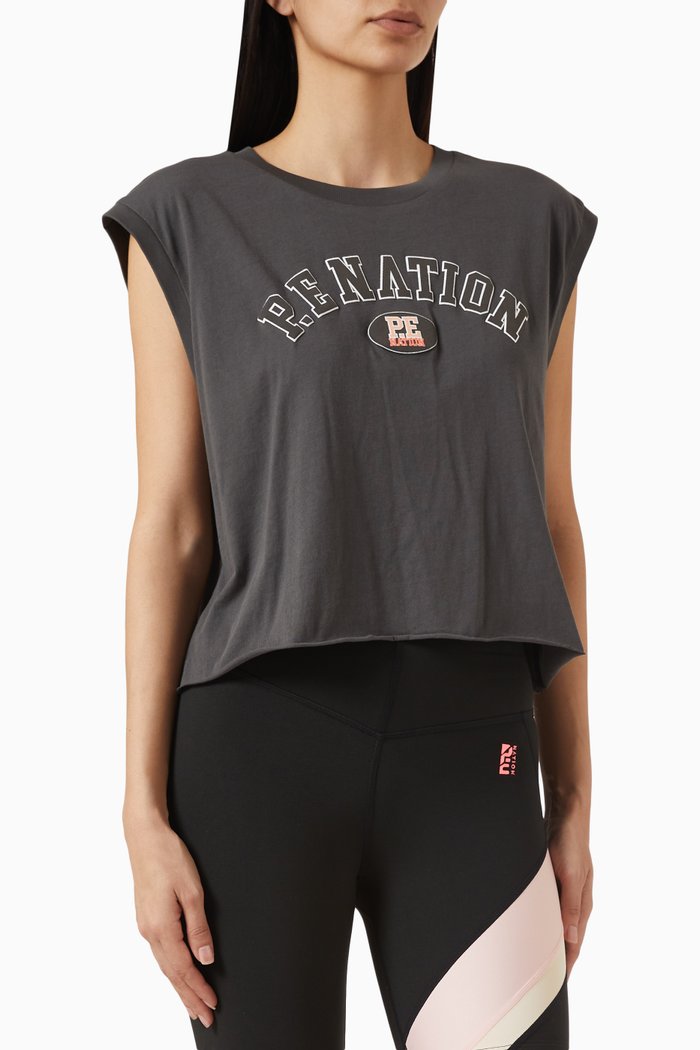 

Solrad Tank Top in Organic Cotton, Grey