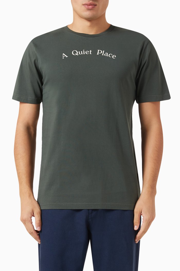 Alvar AQP T-shirt in Cotton-jersey, Green