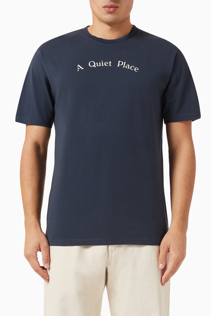 Alvar AQP T-shirt in Cotton-jersey, Blue