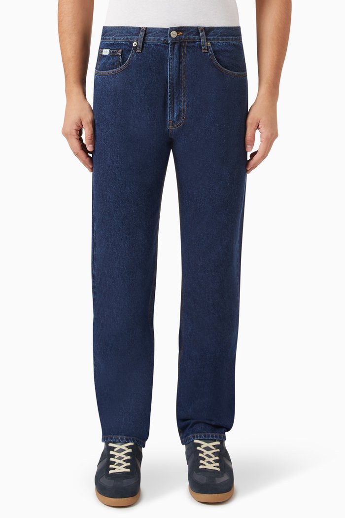 

Heath Mid-waist Jeans in Denim, Blue