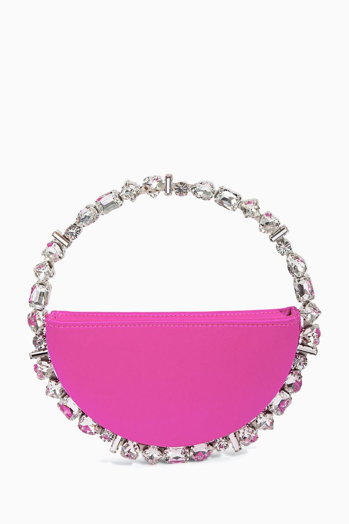 

Small Eternity Clutch in Satin, Pink