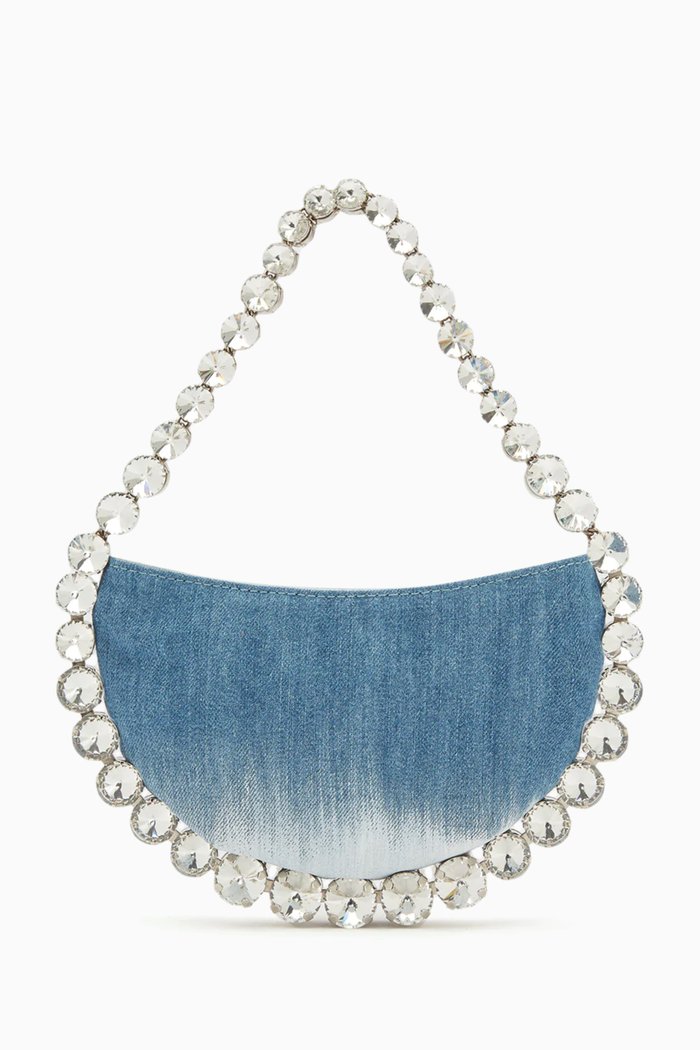 

Eternity Clutch in Denim, Blue