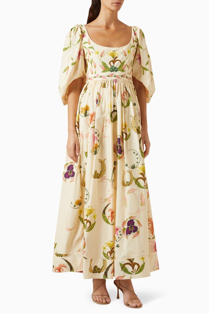 

Vivianne Marina Maxi Dress in Cotton-poplin, Multicolour