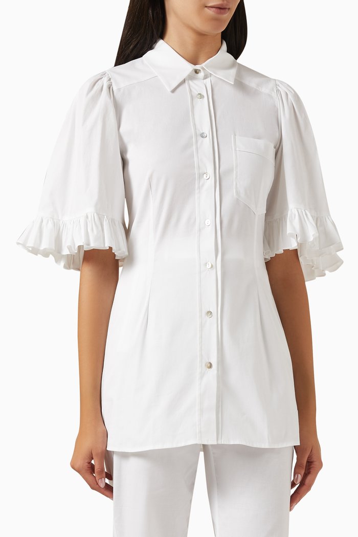 

Giuletta Shirt in Cotton, White