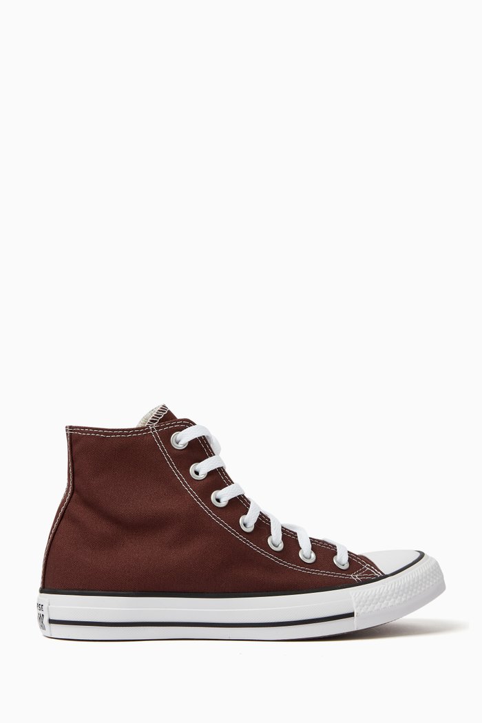 

Chuck Taylor All Star High-top Sneakers in Canvas, Brown