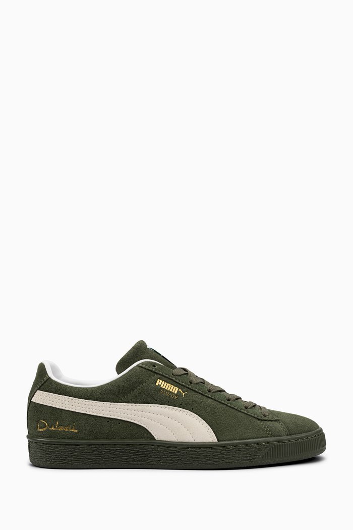 Classic XXI Dubai Low-top Sneakers in Suede, Green