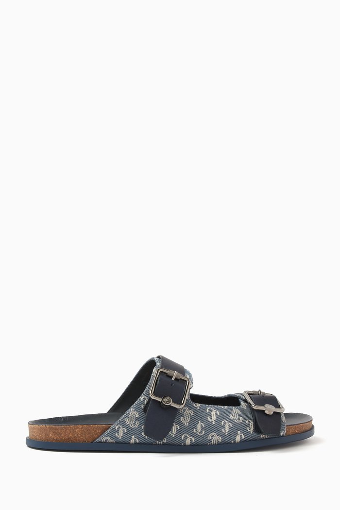 

Etta City Sandals in Denim, Blue