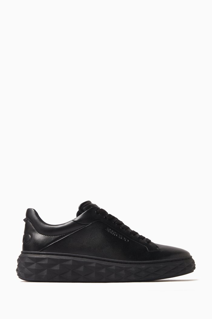 

Diamond Maxi/M II Sneakers in Nappa Leather, Black