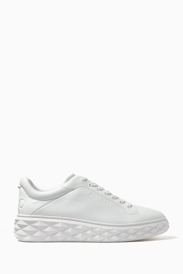 

Diamond Maxi/M II Sneakers in Leather, White
