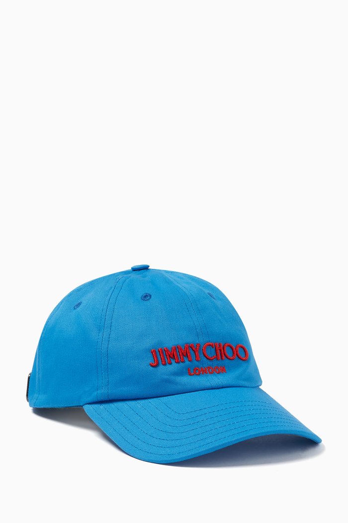 Pacifico Logo-embroidered Baseball Cap in Cotton, Red