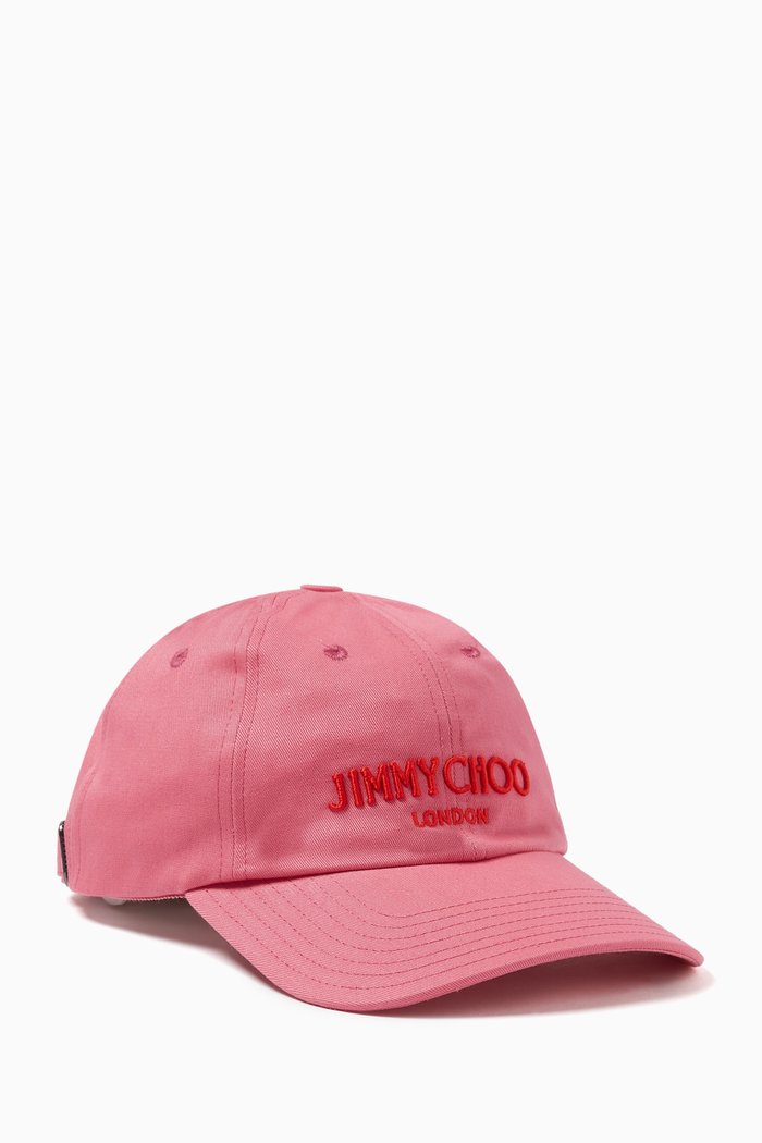 

Pacifico Logo-embroidered Baseball Cap in Cotton, Red