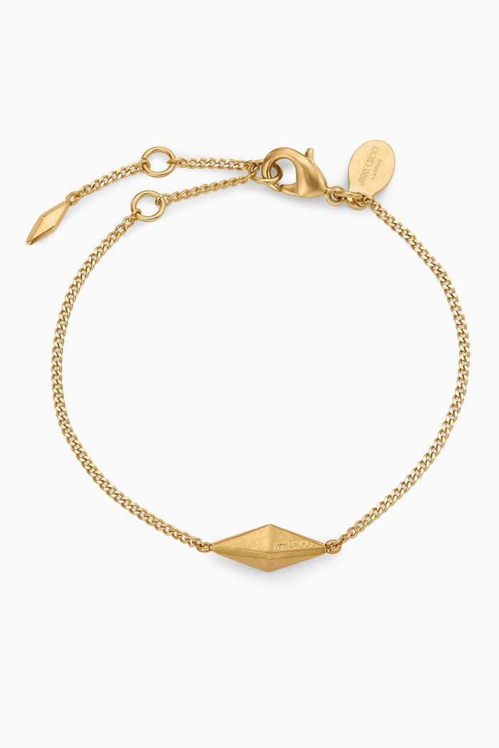

Diamond Fine Bracelet in Gold-finish Brass, Metallic
