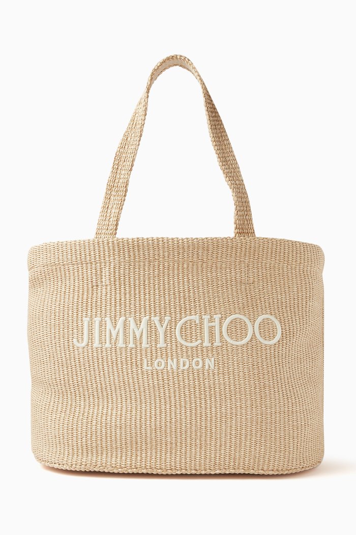 

Beach Tote Bag in Crochet, White